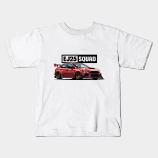 Subaru WRX STI Car Art - Impreza EJ25 Widebody Modified JDM Car Kids T-Shirt